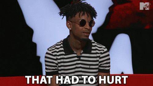 21 Savage That Had To Hurt GIF