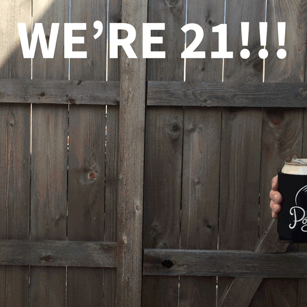 21st Birthday Were 21 Beer Cans Cheers GIF