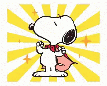 Super Hero Snoopy In Red Cape GIF