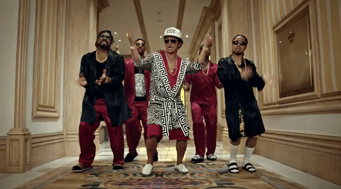 24k Magic Bruno Mars Dance Video GIF