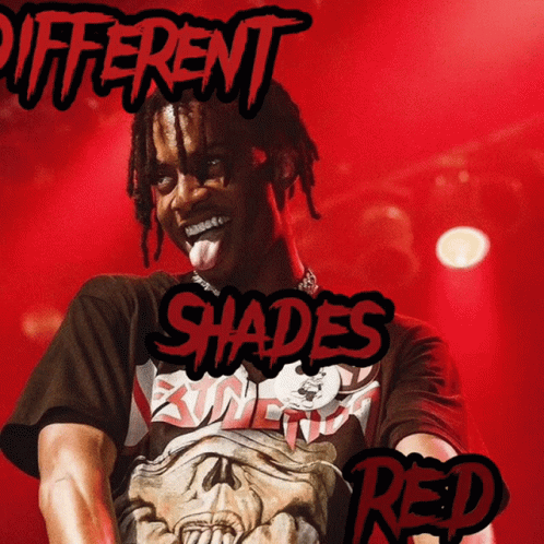 Playboi Carti Different Shades Red GIF