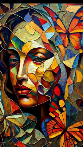 2d Amor Abstract Fine Art GIF