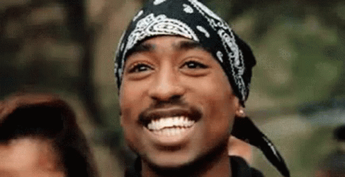 2pac Tupac Shakur Cigarette Smile GIF