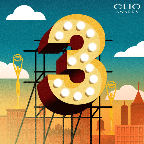 3 Flashing Vegas Light Animation GIF