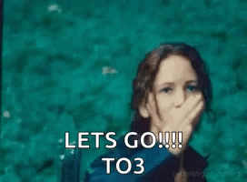 3 Hand Gesture Katniss Everdeen Hunger Games GIF