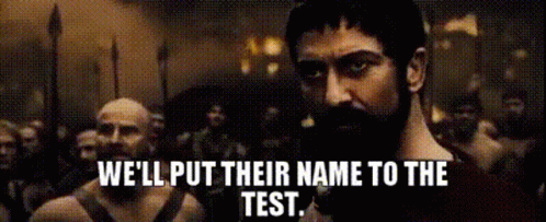 300 Leonidas Put Their Name To Test GIF