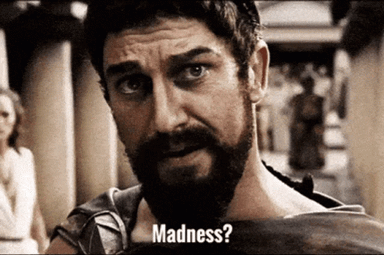 300 Leonidas Shout This Is Sparta GIF