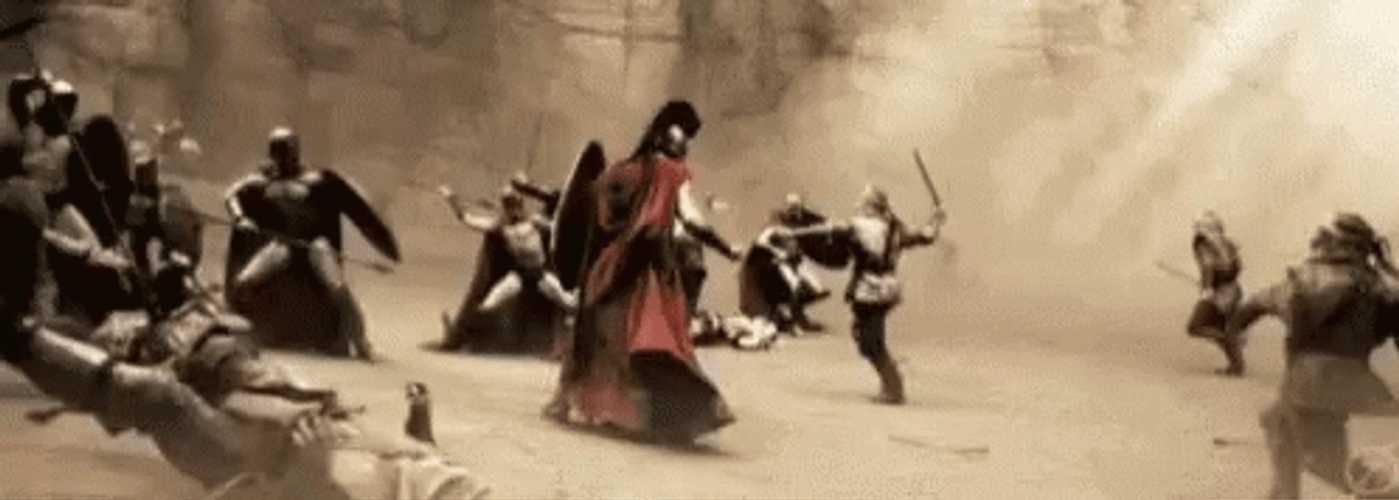 300 The Battle Between Good And Evil GIF