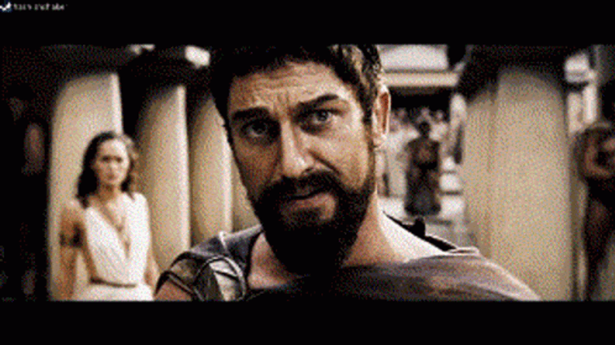 300 This Is Sparta Scene GIF