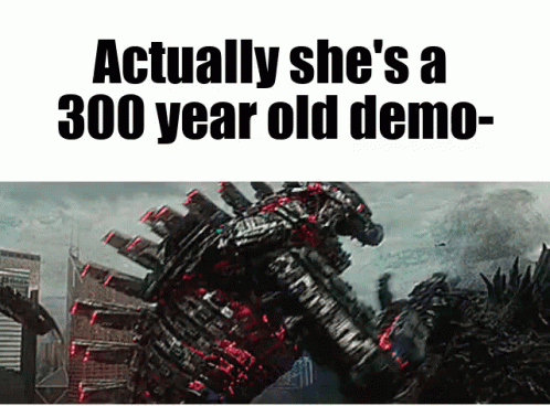 300 Year Old Demon Godzilla 2021 GIF