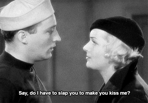 30s Slap Kiss Me GIF
