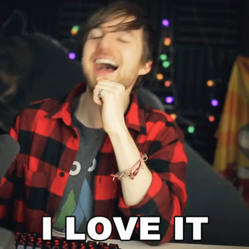 Boy Checkered I Love It GIF