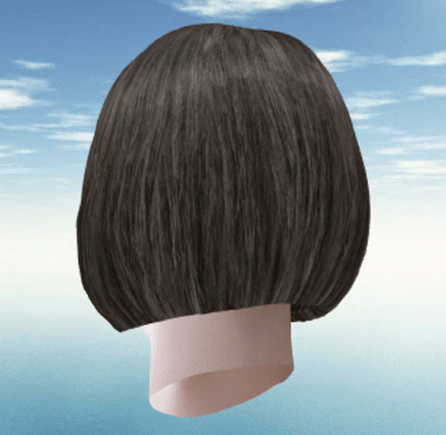 360 Degrees Animated Bob Cut GIF