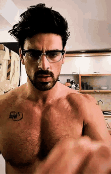 365 Days Michele Morrone Hot Wearing Glasses GIF