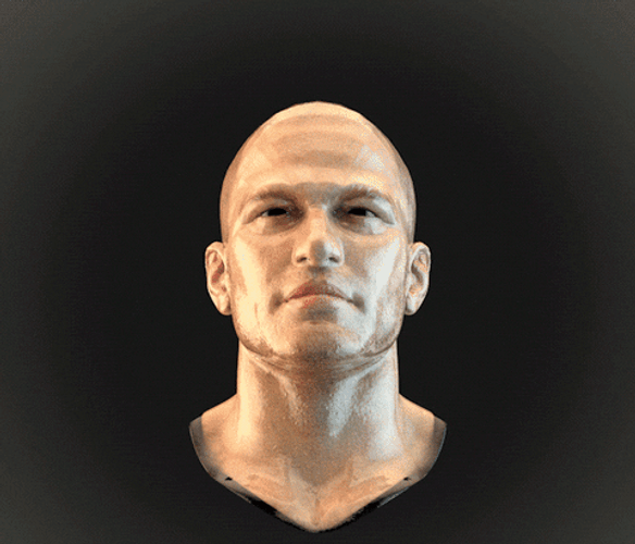 3d Animated Head Explode GIF