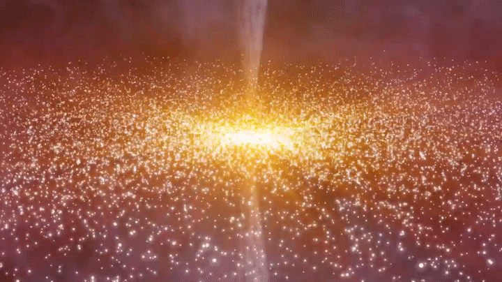 3d Animated Seamless Space Sphere Loop GIF