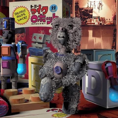 3d Cute Bear Animation GIF