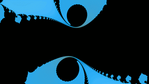 3d Groovy Black Loop GIF