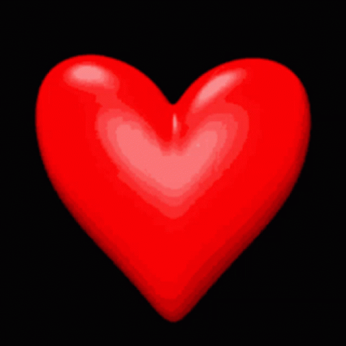3d Love Emoji Heart Beating GIF