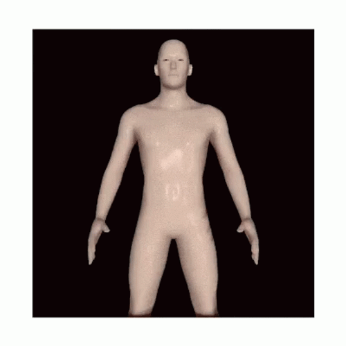 3d Man Popping Out GIF
