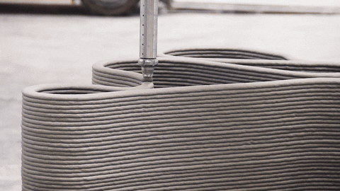 3d Printing Creating Lines GIF