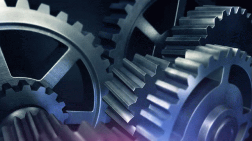 3d Rendering Of Gears GIF