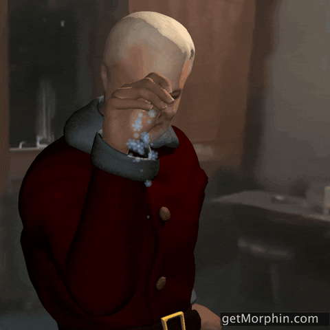 3d Santa Merry Christmas Meme GIF