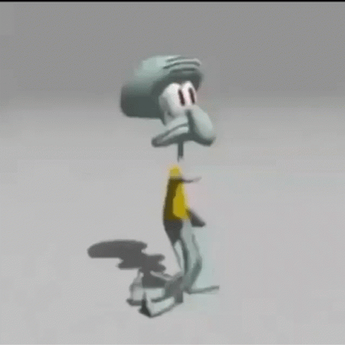 3D Squidward Dancing GIF