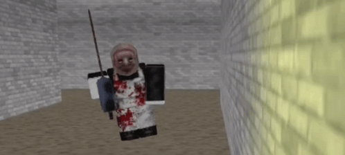 3D Zombie Holding Knife