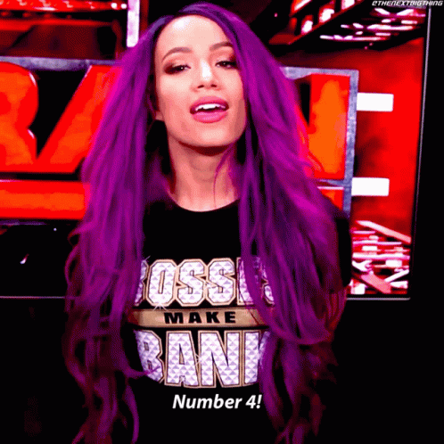 4 Mercedes Moné And Her Purple Hair GIF