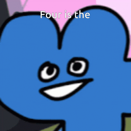 Blue 4 Is The Lucky Number GIF