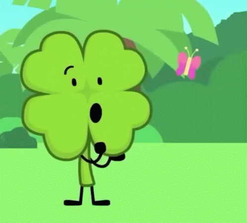 4 Leaf Clover Amazed GIF
