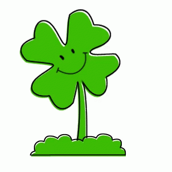 4 Leaf Clover Happy Smile GIF