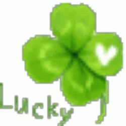 4 Leaf Clover Lucky Pixel GIF