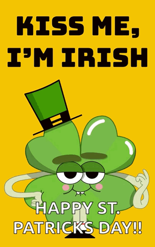 4 Leaf Clover Saint Patrick's Day GIF