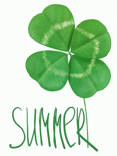 4 Leaf Clover Summer GIF