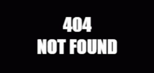 404 Error Not Found Glitch GIF