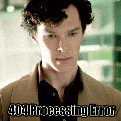 404 Processing Error Benedict Cumberbatch GIF
