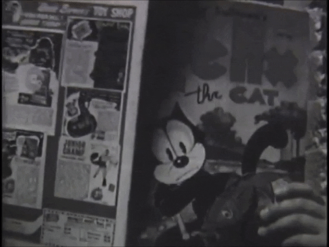 40s Comic Book Style GIF