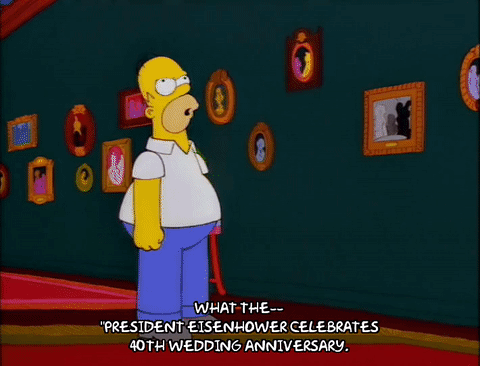 40th Anniversary Simpsons GIF