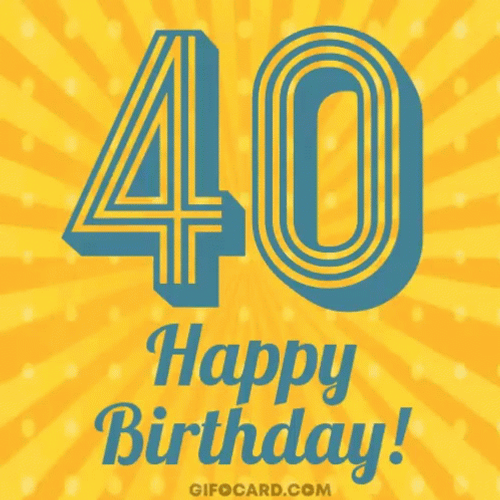 40Th Birthday GIF