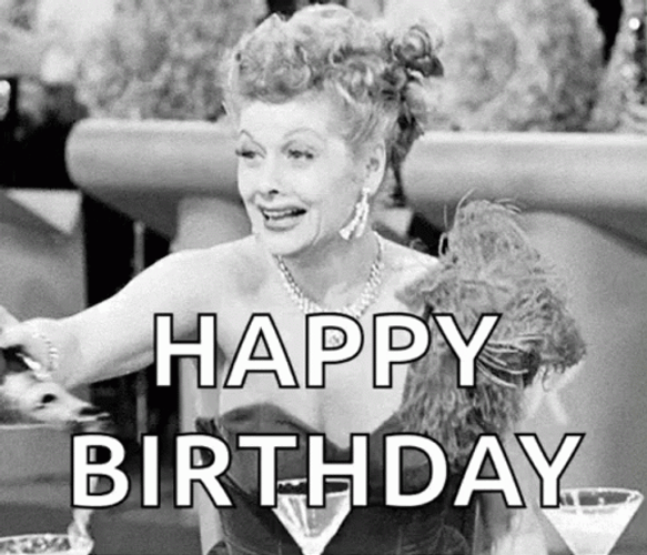 40Th Birthday Lucille Ball GIF