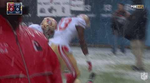49ers Acknowledging Team Mate GIF