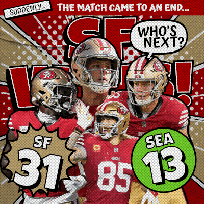 49ers and Seahawks Who's Next Poster