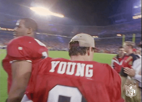 49ers Cheering For Team Mate GIF