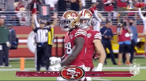 49ers Hugging GIF