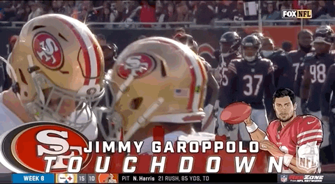 49ers Jimmy Garopalo Scores GIF