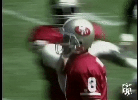 49ers Steve Young Running GIF