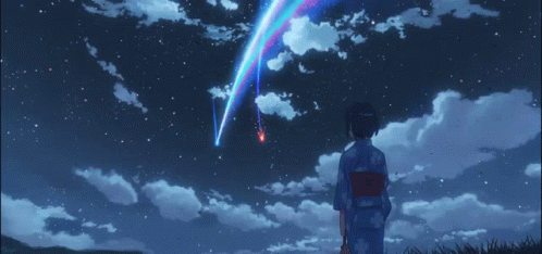 4k Anime Dark Night Your Name GIF