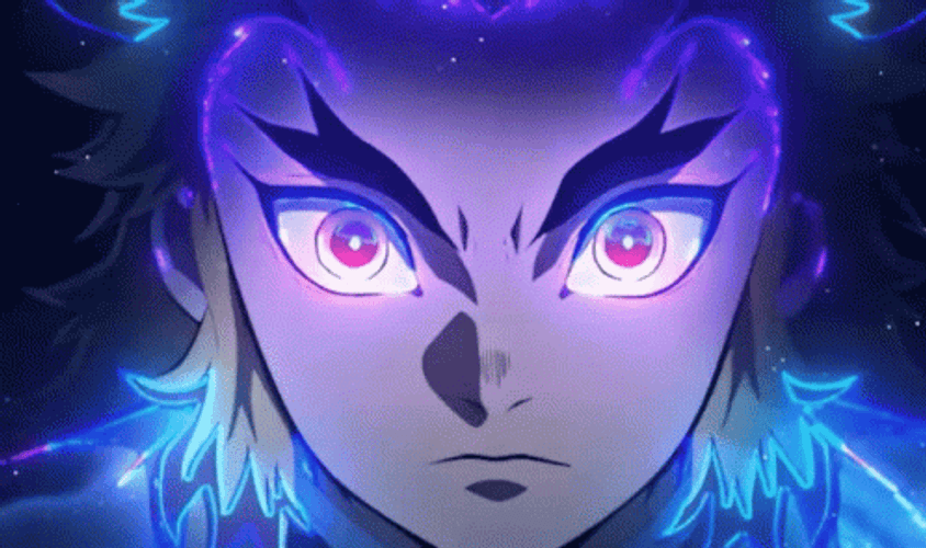 4K Anime Kyojuro Rengoku Demon Slayer GIF